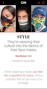 CNN features our mask making/donating and our new tutorial!