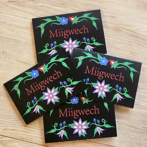 Miigwech (Thank You) Cards