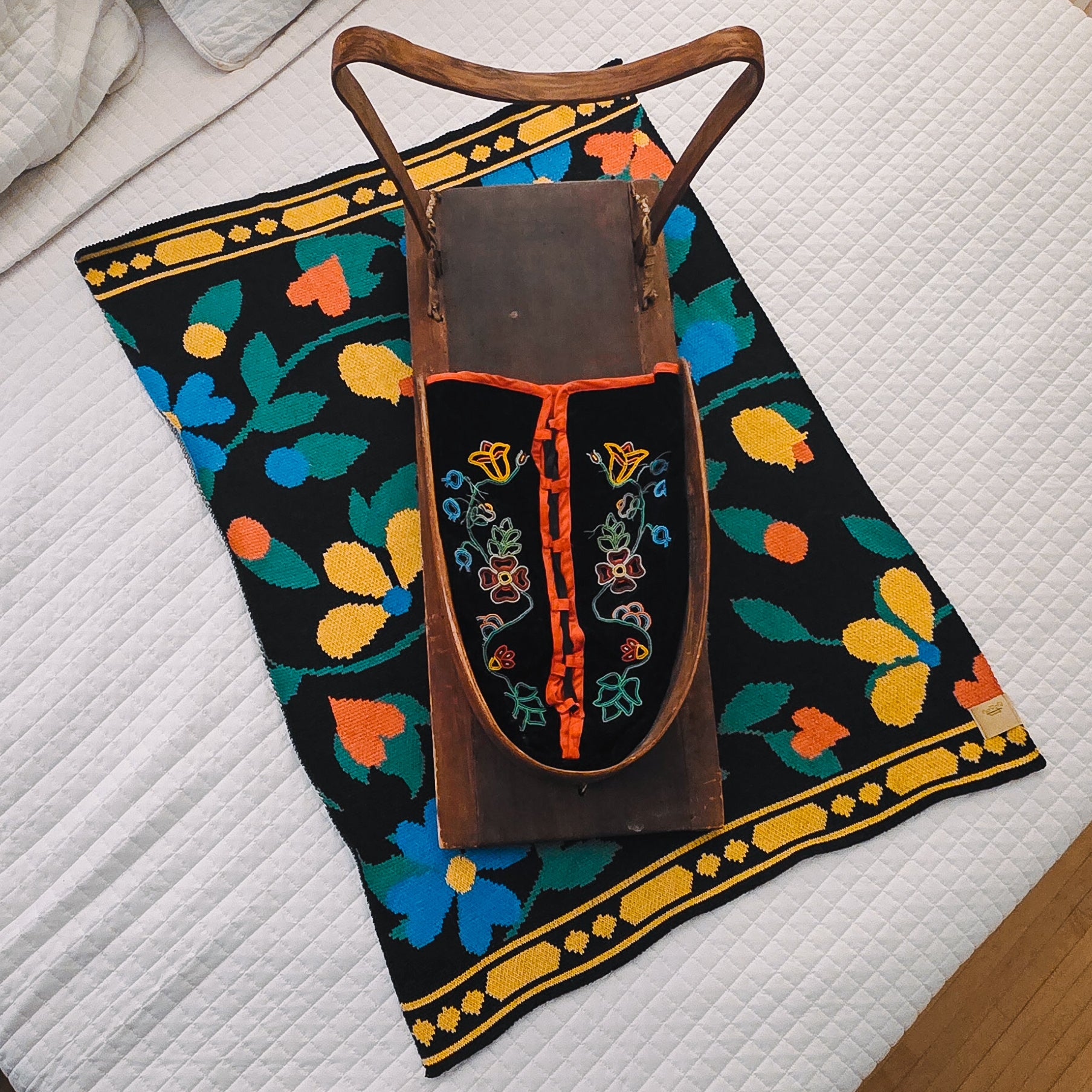 You are Loved Floral Baby Blanket