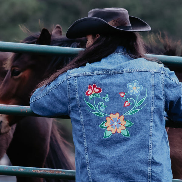Wildflower Denim Jacket – Heart Berry