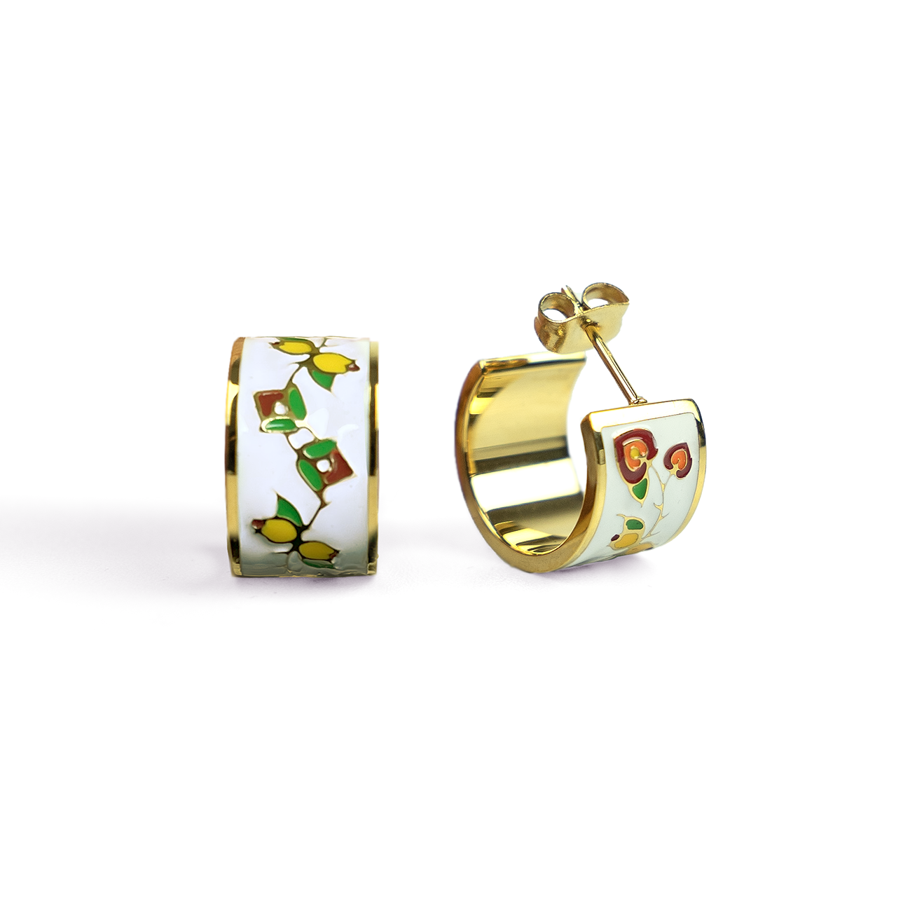 Fierce Heart Small Hoop Earrings