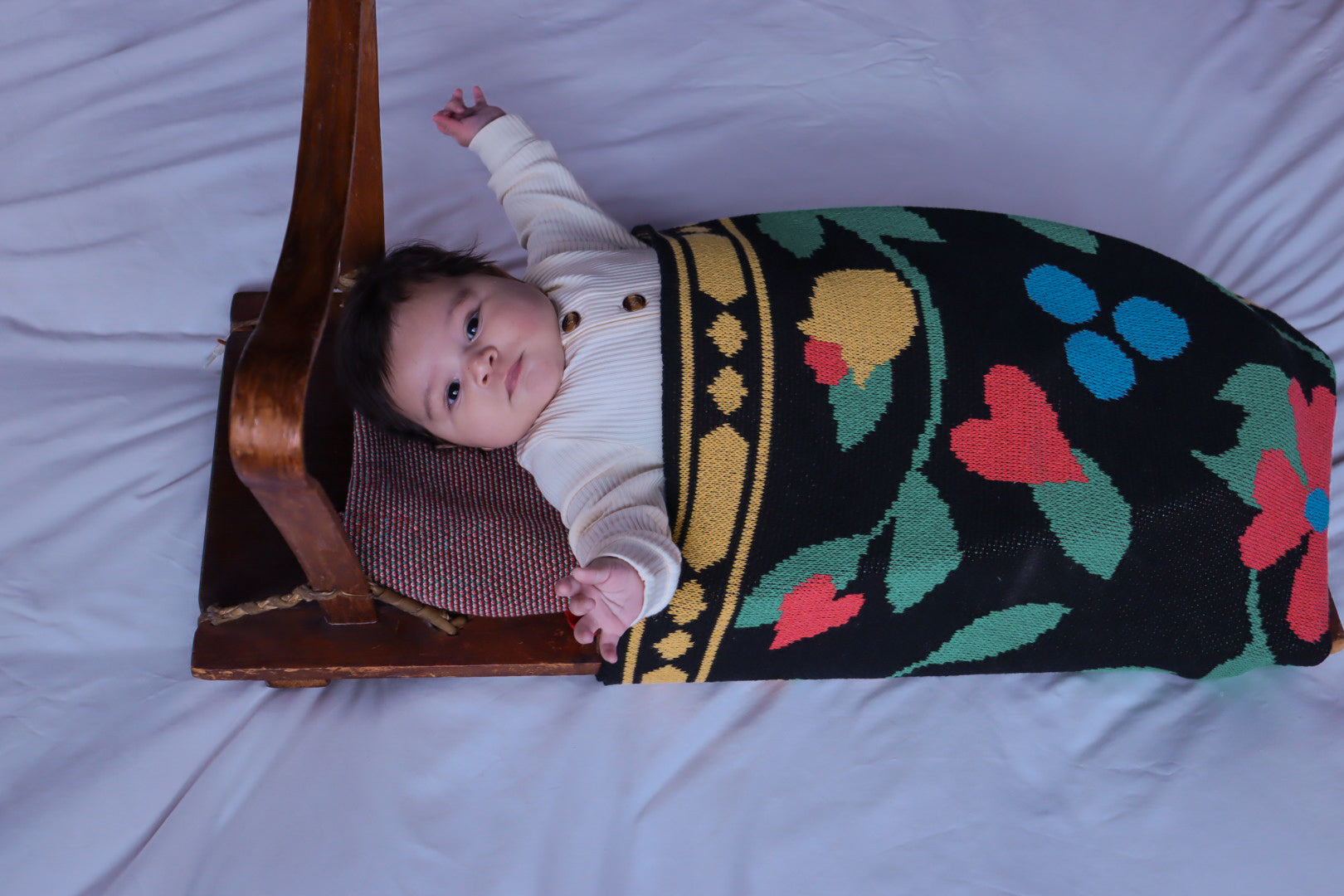 You are Loved Floral Baby Blanket