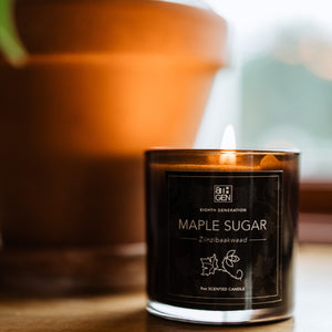 Maple Sugar "Ziinzibaakwaad" Candle