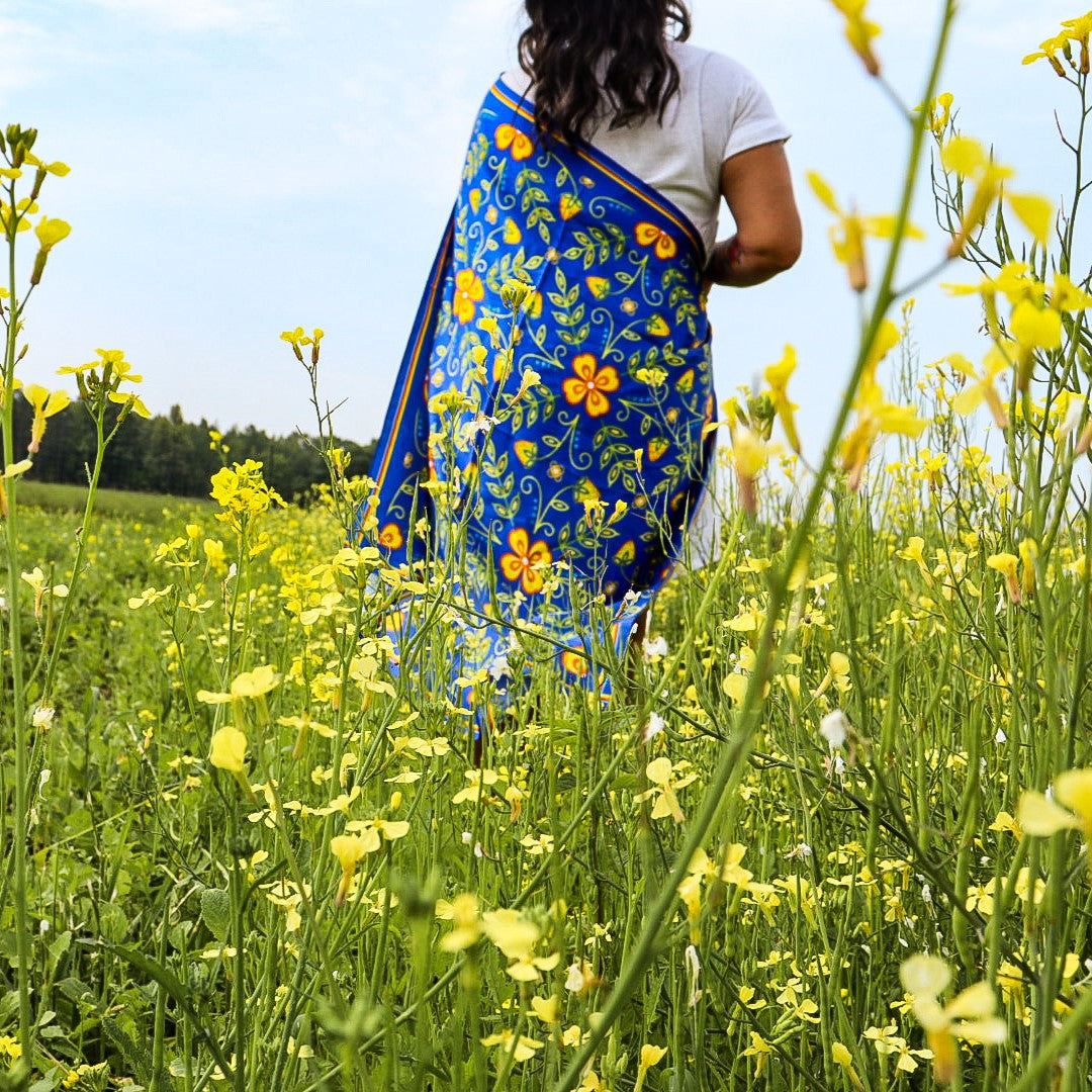 Royal Woodland Silk Scarf