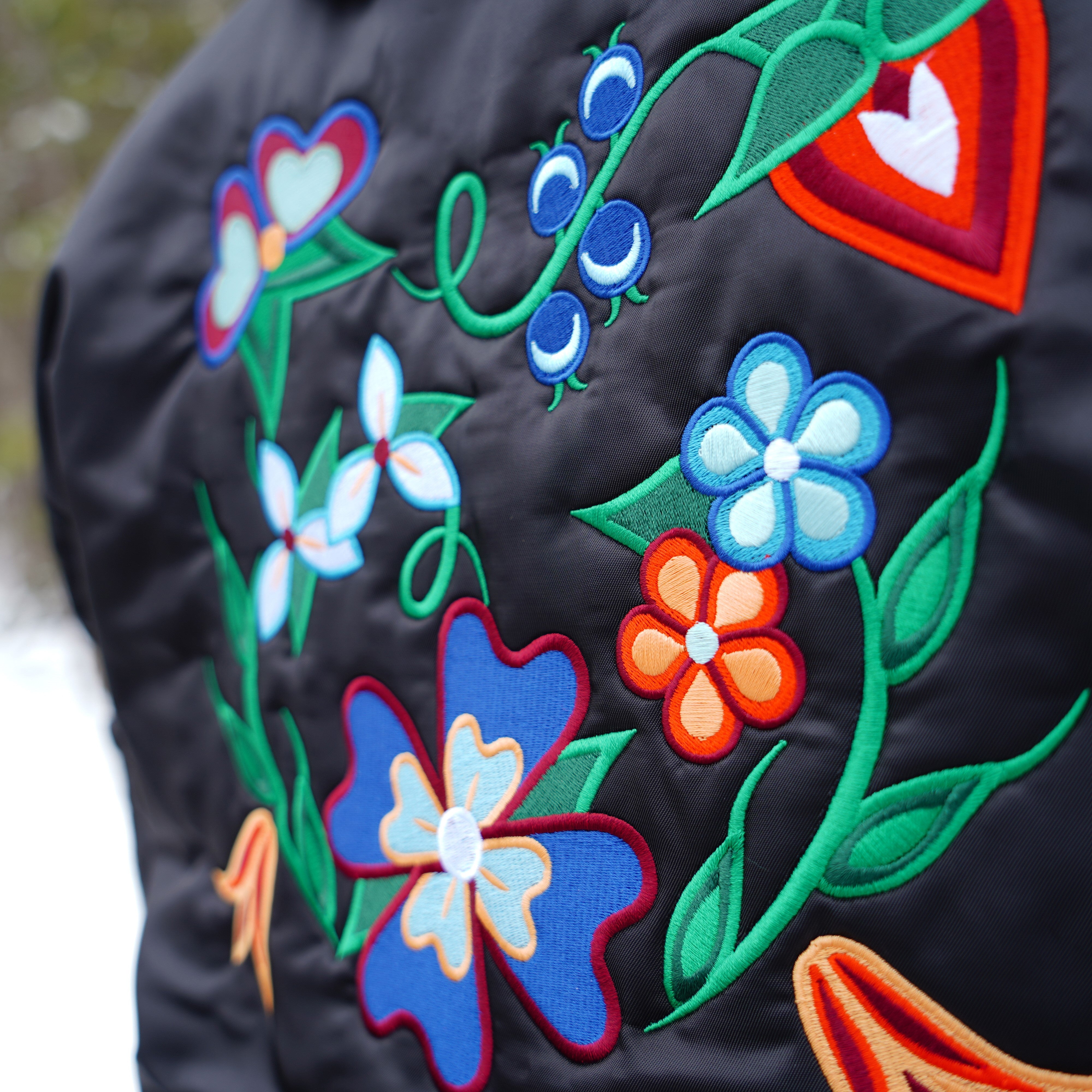 Satin Berry Bomber