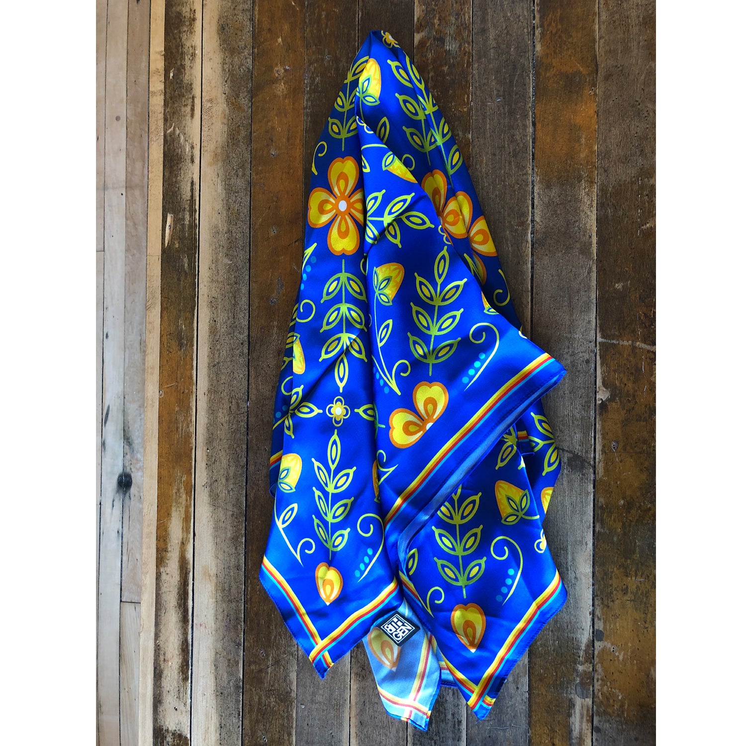 Royal Woodland Silk Scarf