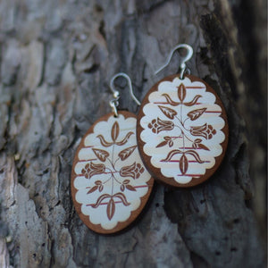 Birch Bloom Earring – Heart Berry